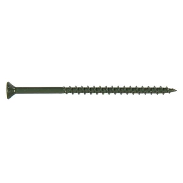 Hillman Fasteners 48403 10 x 2.5 in. Green Deck Plus Screws; 25 lbs.